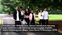 Saat Jokowi Temani Jan Ethes Memberi Makan Ikan di Istana Bogor