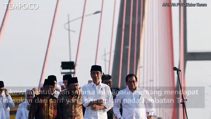 Jembatan Suramadu Digratiskan, Jokowi Ingin Ekonomi Madura Tumbuh