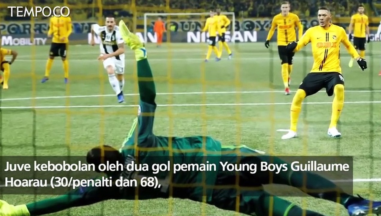 Liga Champions: Juventus Takluk dari Young Boys...
