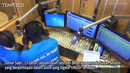 Hari Anak Sedunia, Anak Sudan Selatan Ekspresikan Harapan via Siaran Langsung Radio