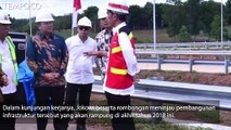 Ini Harapan Jokowi Tinjau Jalan Tol Trans Sumatera