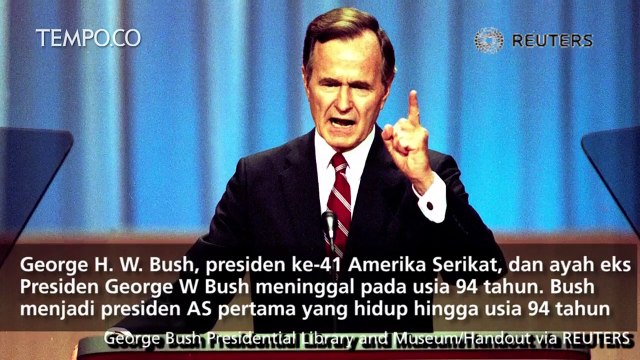 Rekam Jejak Kepemimpinan Presiden AS ke-41 George H.W. Bush