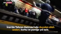 Tahran Metrosu’nda silah sesleri
