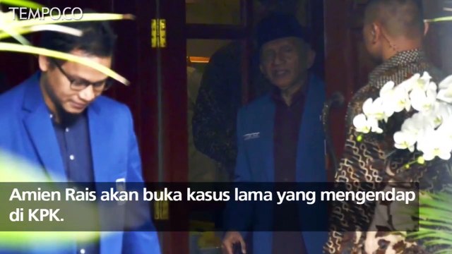 Usai Bersaksi di Polda, Amien Rais Akan Bongkar Kasus Lama di KPK