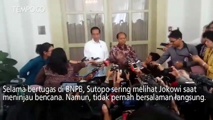 Kisah Sutopo Purwo Nugroho Setelah Bertemu Jokowi