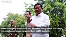 Prabowo Minta Maaf Soal Polemik Tampang Boyolali