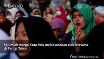 Warga Palu Gelar Doa Bersama Peringati Seminggu Gempa dan Tsunami
