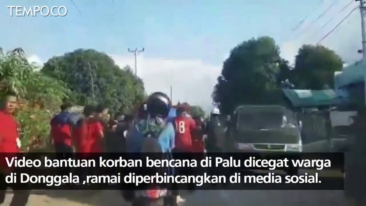 Bantuan Bencana Gempa dan Tsunami Palu Dicegat...