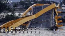 FAKTA Jembatan Kuning Roboh, Kota Palu Luluh Lantak oleh Terjangan Tsunami