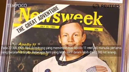 Lelang Memorabilia Astronot Neil Armstrong