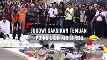 Jokowi Saksikan Temuan Puing Lion Air JT 610