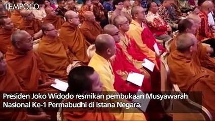 Buka Munas Permabudhi, Jokowi Ingatkan Jaga Persatuan