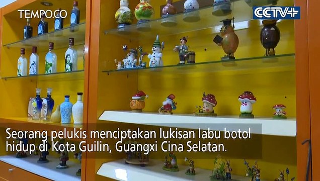 Kreasi Seni Lukisan Labu Botol