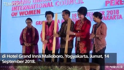 Pesan Joko Widodo untuk Para Perempuan Indonesia