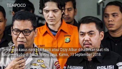 Bawa Ganja 2,66 gram, Ozzy Albar Ditangkap Polisi