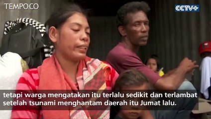Air dan Obat-obatan Jadi Kebutuhan Utama Pengungsi Tsunami Palu