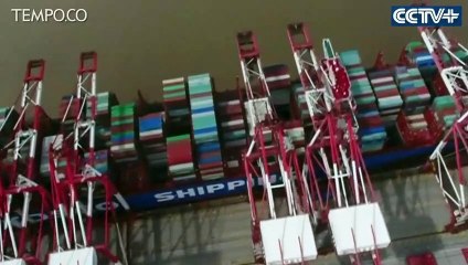 Kapal Kontainer Terbesar Ini Kembali Setelah Pelayaran Perdana