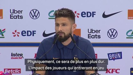 France - Giroud remplaçant ? ''Il faudra se tenir prêt à chaque instant"