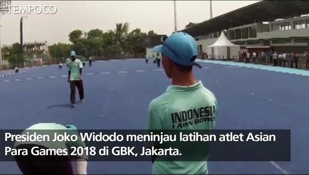 Tinjau Persiapan Atlet Asian Para Games, Jokowi Targetkan 8 Besar