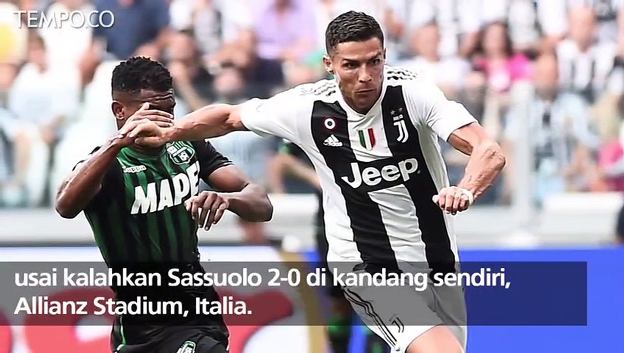 Kalahkan Sassuolo, Ronaldo Sumbang Dua Gol Bagi Juventus