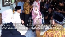 Disambut Yenny Wahid, Prabowo Subianto Kunjungi Kediaman Gus Dur
