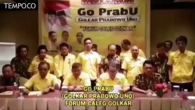 Pro-Kontra Go Prabu, Caleg Golkar yang Dukung Prabowo Sandi
