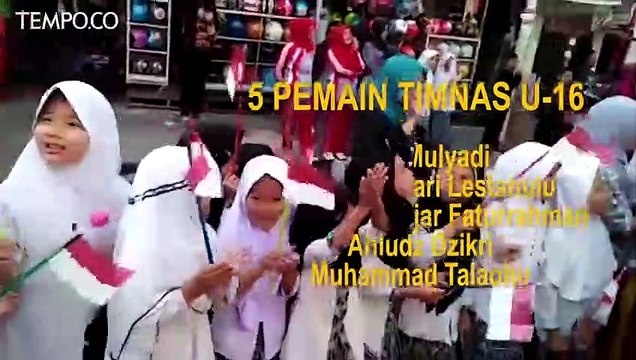 Lima Pemain Timnas U-16 Disambut Bak Juara Dunia di Purwakarta