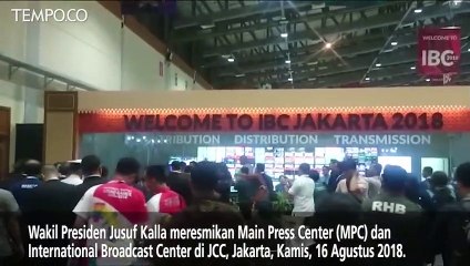 Ruang Kerja Jurnalis Peliput Asian Games