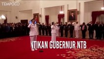 Presiden Joko Widodo Melantik Gubernur dan Wakil Gubernur NTB