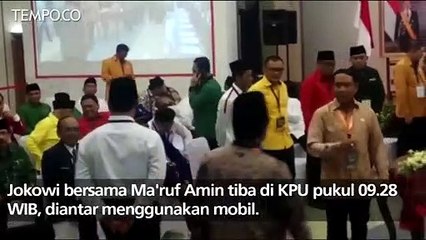 Download Video: Sembilan Partai Dampingi Jokowi - Ma'ruf Amin Daftar ke KPU