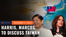 US Vice President Harris, PH President Marcos to discuss Taiwan – envoy