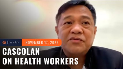 Cascolan says he will boost morale, welfare of health workers