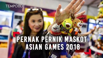 Pernak Pernik Maskot Asian Games 2018