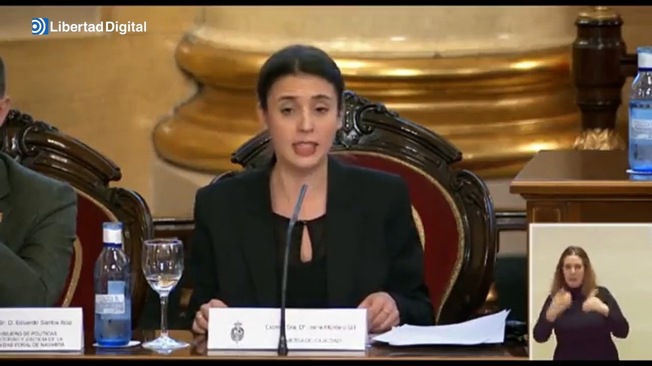 Irene Montero vuelve a atacar a los jueces delante del presidente del CGPJ