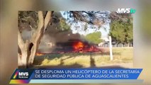 Se desploma helicóptero de la Secretaría de Seguridad Pública de Aguascalientes- MVS Noticias 17 nov 2022
