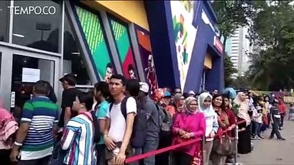 Ingin Punya Merchendise Asian Games, Harus Antre 1 Jam di GBK