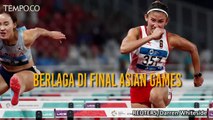 Asian Games, Detik-Detik Atlet Emilia Nova Menjelang Garis Finish
