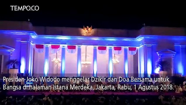 Joko Widodo Menggelar Dzikir dan Doa Bersama untuk Bangsa