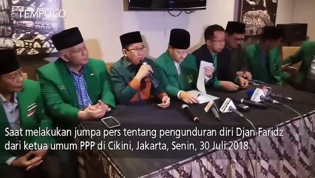 Djan Faridz Mundur dari Ketua Umum PPP Muktamar Jakarta