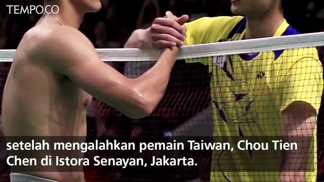 Jonatan Christie Sumbang Emas ke-23 Bagi Indonesia