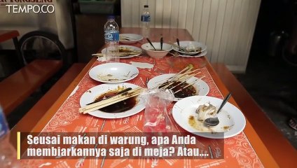 Yuk Lakukan Kebiasaan #TumpukDiTengah Setelah Makan!