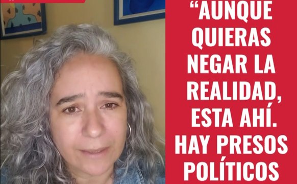 “Aunque quieras negar la realidad, esta ahí. Hay presos políticos en Cuba”