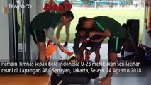 Persiapan Timnas Indonesia U-23 Hadapi Timnas Palestina