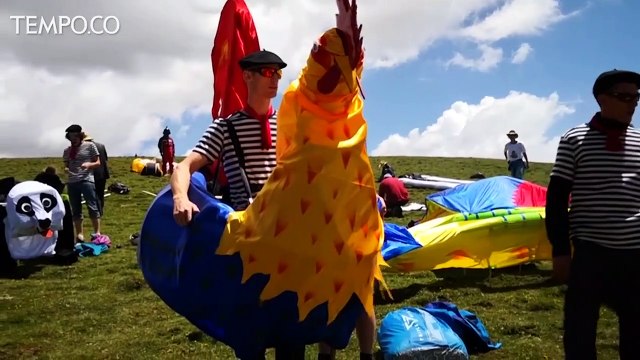 Festival Terbang Bebas Tertua di Dunia Digelar di Cina