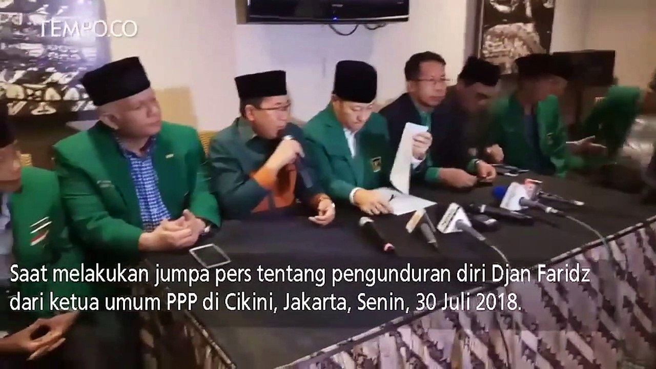 Djan Faridz Mundur dari Ketua Umum  PPP Muktamar Jakarta