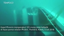 Penyelamatan Perahu Terbalik di Thailand