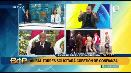 Richard Arce: “Castillo no es rey, no tiene poder absoluto, debe rendir cuentas a la población”