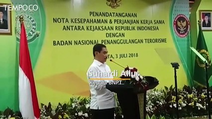 MoU BNPT dan Kejagung Cegah Terorisme