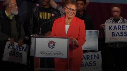 Rep. Karen Bass Becomes First Female Mayor of Los Angeles