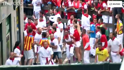 Tradisi Banteng Berlari di Spanyol yang Menegangkan